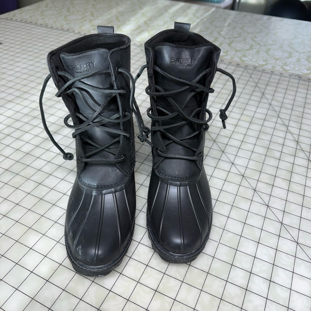 Sperry Charcoal Waterproof Boots brand new never worn